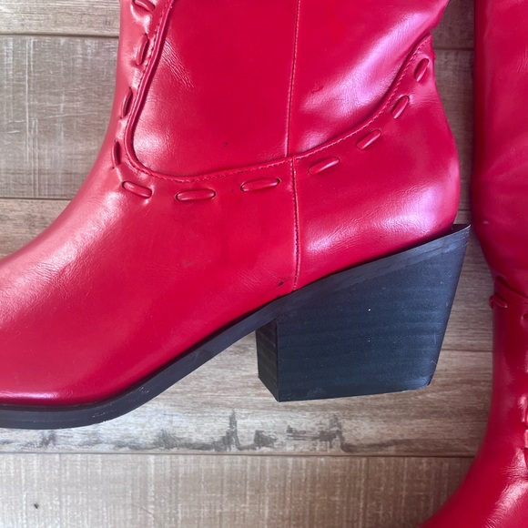 Billini Yanet red western cowboy boots size 7 - Picture 4 of 8